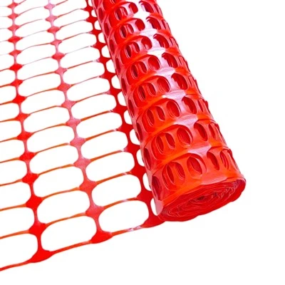 48 x 100 HDPE-Schneezaun in Orange